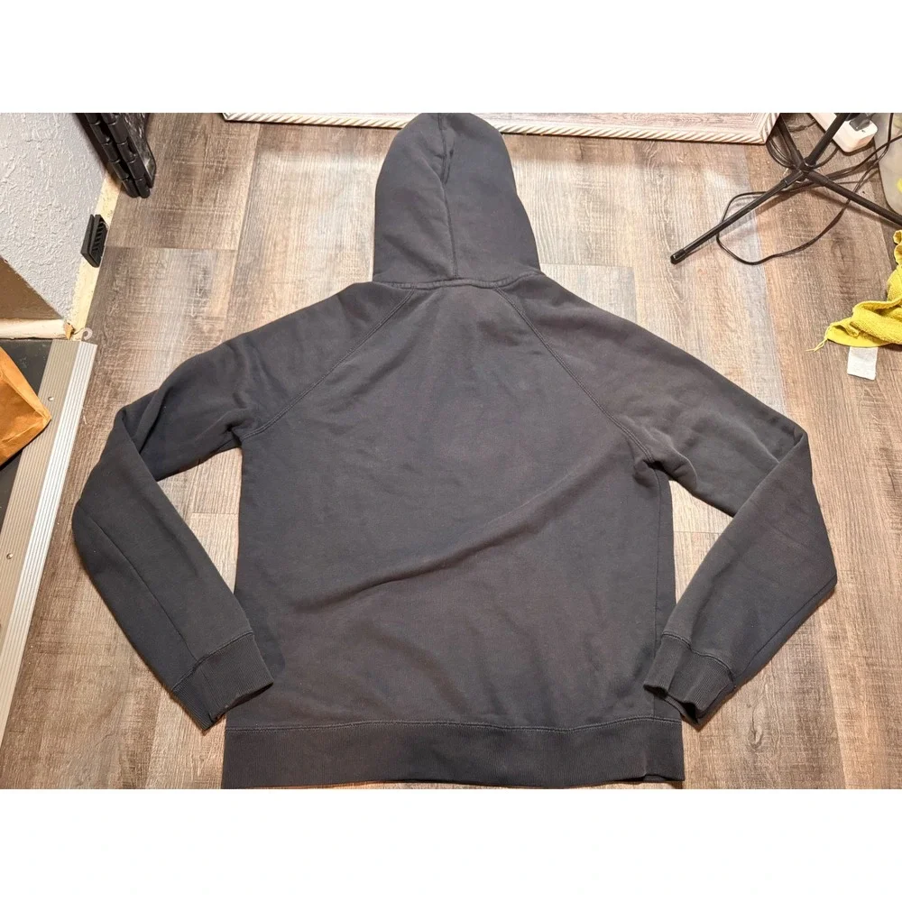 Nike Womens Sequin Logo Hoodie Black Pullover Sweatshirt Medium Sparkle Swoosh - Picture 4 of 4